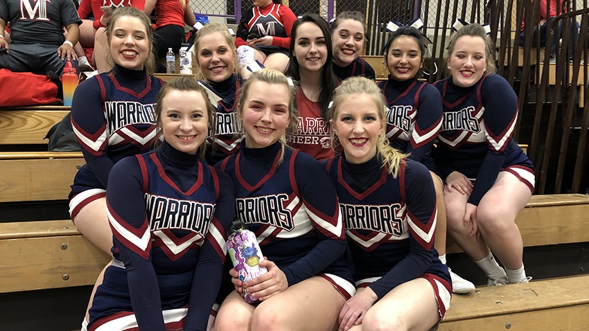 Cheer Finishes Strong at KCAC Championships; Regionals Up Next
