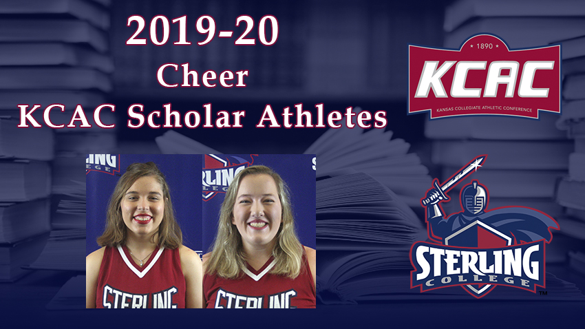 Pruitt and Sherraden Named KCAC Cheer Scholar Athletes