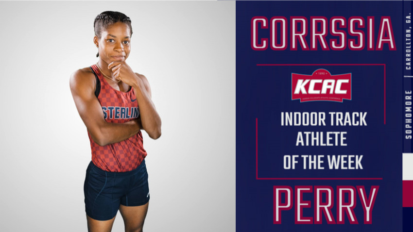 Perry Named KCAC Indoor Track Athlete of the Week