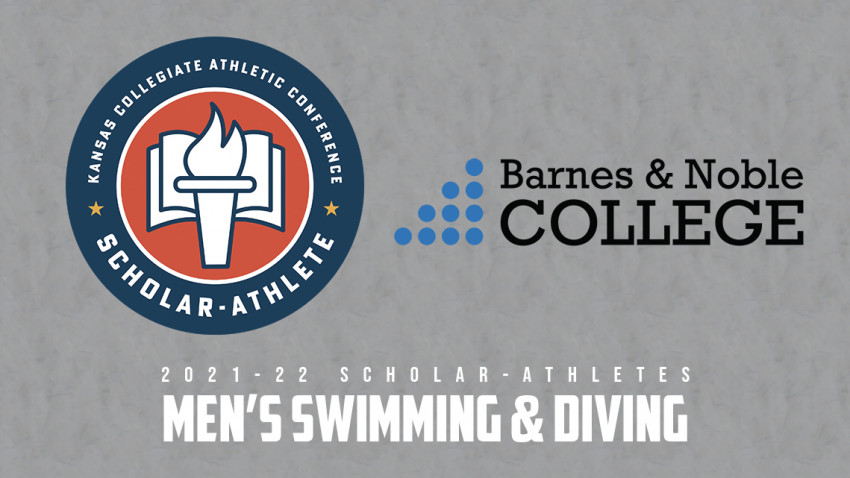 2021-22 KCAC MEN'S SWIMMING & DIVING SCHOLAR-ATHLETES ANNOUNCED