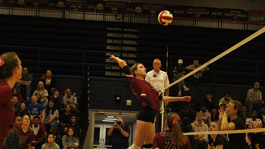 Lady Warriors Drop Matches to York and Saint Mary