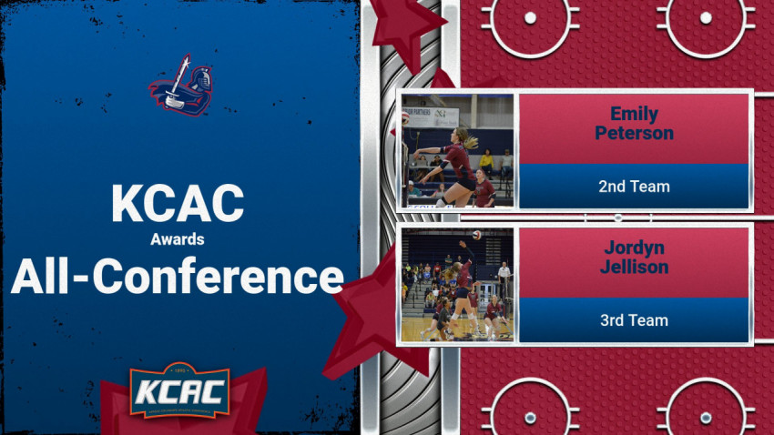 Peterson and Jellison Named to KCAC All-Conference