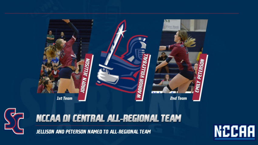Jellison and Peterson Named to the NCCAA All-Central Region Team