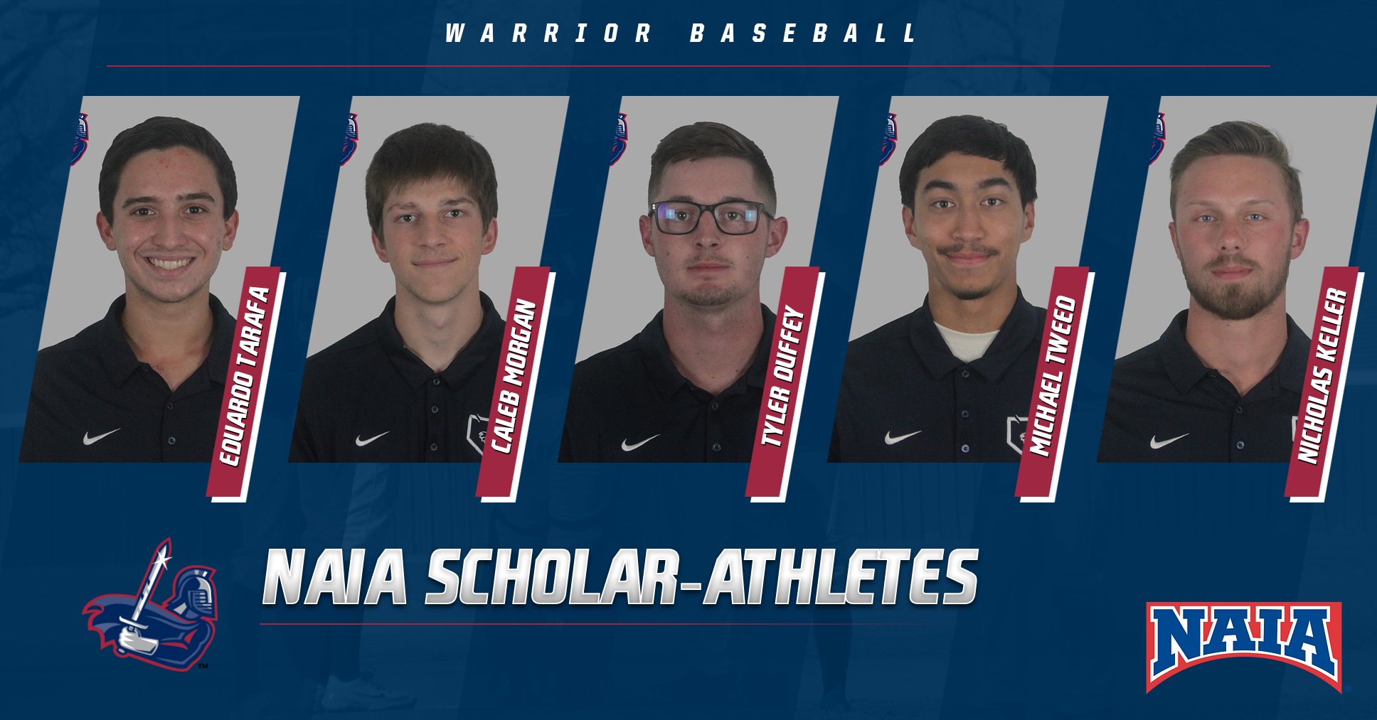 Warrior Baseball Puts Five on NAIA Scholar-Athlete List