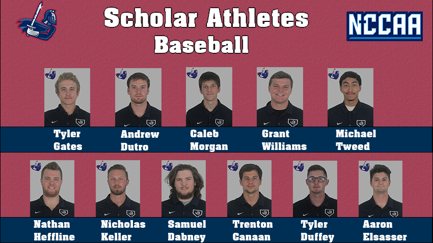 11 Warrior Baseballers Earn NCCAA Scholar-Athlete