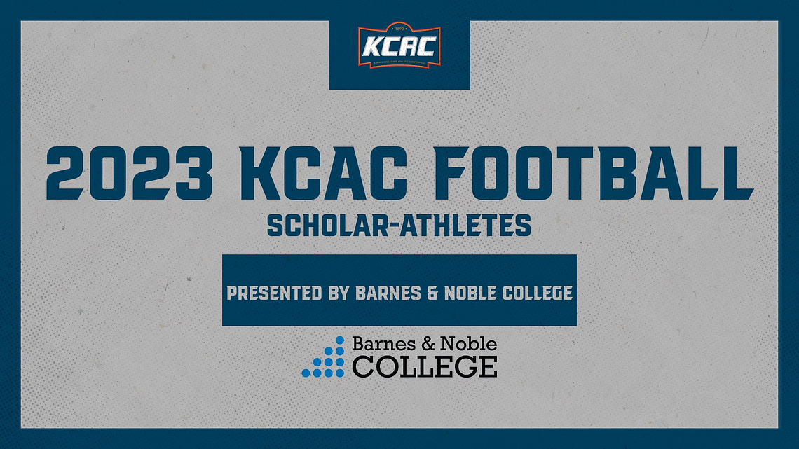 Sixteen Named KCAC Scholar-Athlete from Warrior Football Team