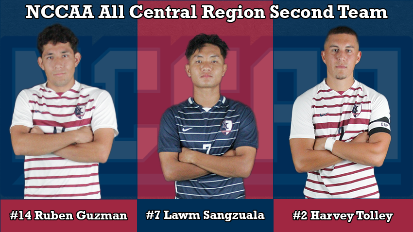 Sangzuala, Guzman, and Tolley Earn NCCAA All-Region