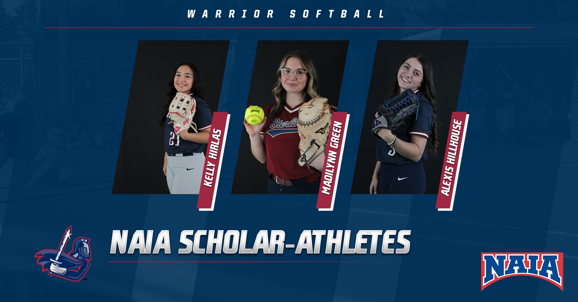 Green, Hillhouse, and Hirlas Highlighted as NAIA Scholar-Athletes