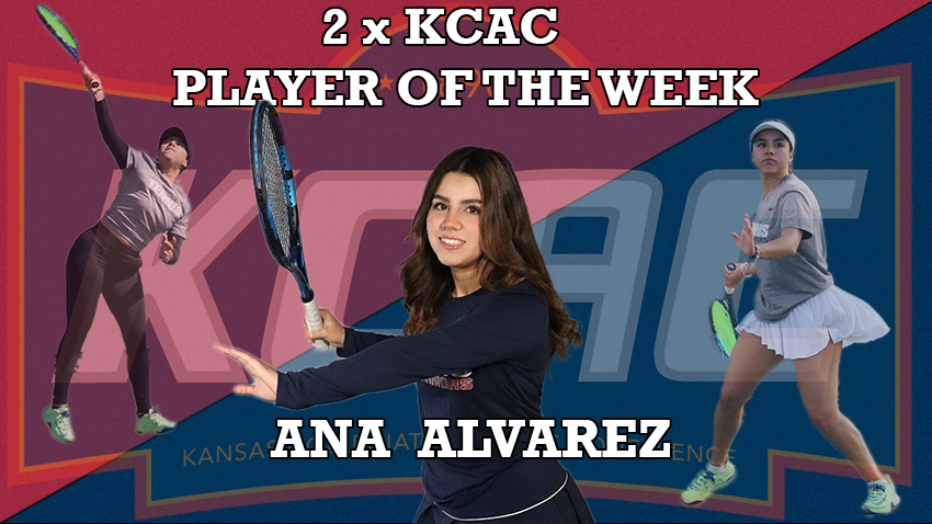 Alvarez Claims Second KCAC Women's Tennis POTW Honor